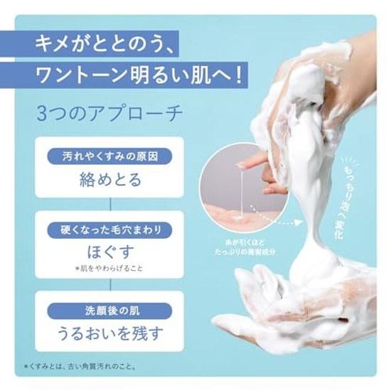 Attenir Dress Snow Facial Wash 120g Cleanser (Dullness/Pores/Clarity) Adhering Foam Cleansing Anti-Aging Care (Refreshing Moisture Non-Tightening) 2 /