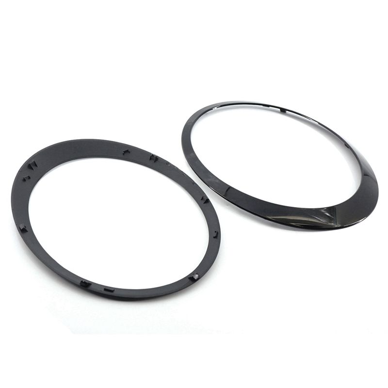 51137149905 51137149906 Auto Headlight Frames Headlight Trim Ring Frames For MINI Cooper S R56 R57 R55 Clubman 2007-2015