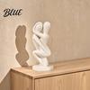 Bezotřepový Povrchový Ornament 3D Tištěná Soška Obětí Páru Abstraktní Figurka Objímání s Hladkým