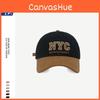 Letter Fashionable Nyc Embroidered Baseball Cap Unisex Street Style Design Color