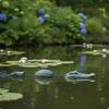 PE Plastic Floating Device Water-Resistant Alligator Statue Realistic for Patio