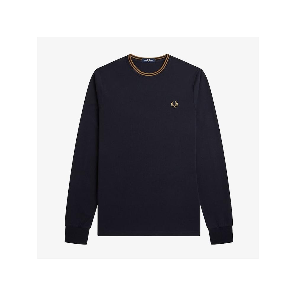 

Fred Perry [подлинная HeadquarTers] Fred Perry [базовая версия] Футболка с длинным рукавом Twin Tip R63 Afpm2339602 R63 qzgAfpm2339602 R63