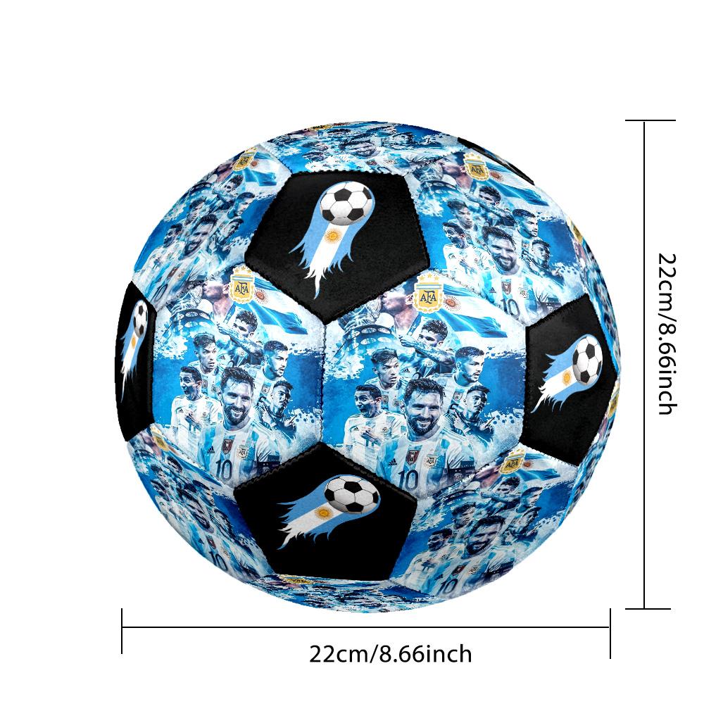 Messi 10 Number Goat Size 5 Soccer Football Machine Sewn Indooroutdoor Universal Football Surprise Collection Gift
