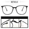 Light Pink Transparent Eyeglasses: Chic Retro Frames for Anti-Blue Light Protection & All-Day Comfort