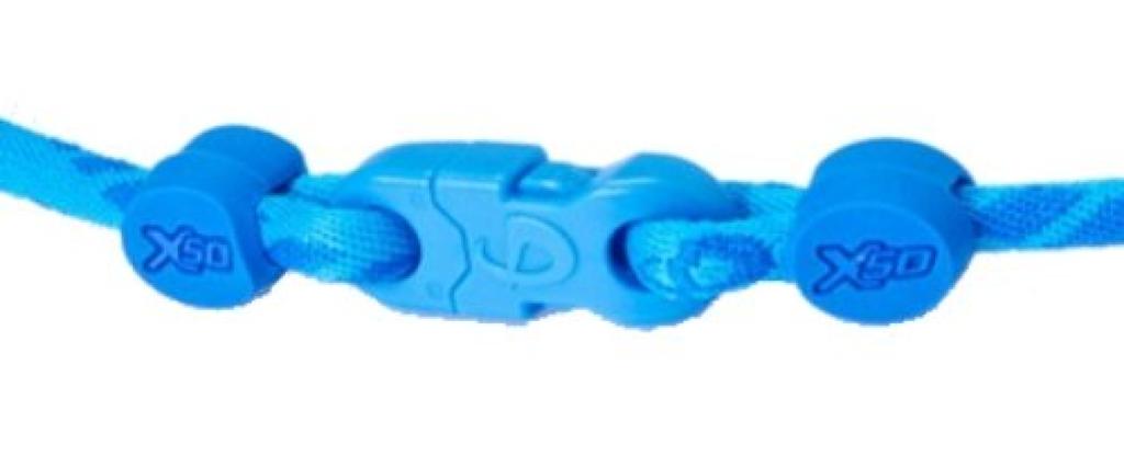 Phiten Necklace RAKUWA Neck X50 Slim Type Blue 40cm