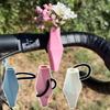 Auffälliger Fahrradvasenhalter Einzigartiger Lenker-Ornament für Fahrrad Einfache Fahrrad-Blumenvasen Outdoor