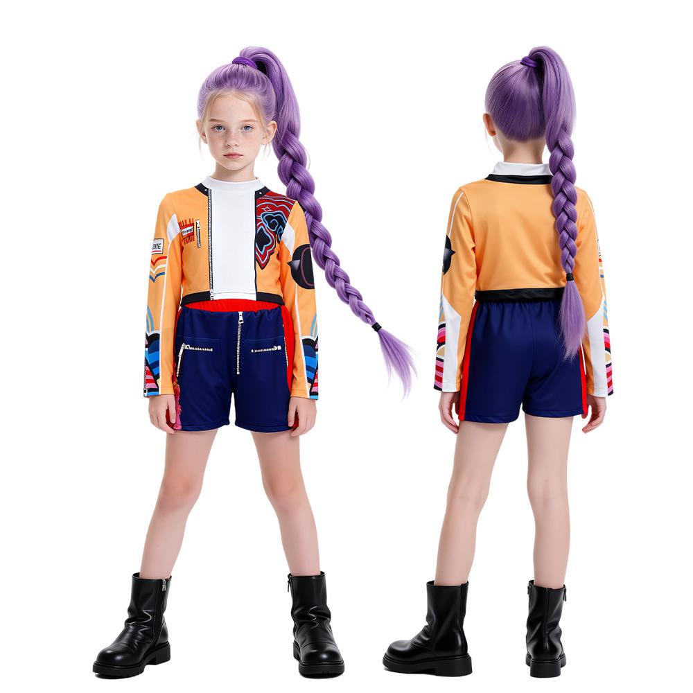 K-POP girl band singing costume witch hunter cos children s costume Zoe cosplay Halloween Rumi costume 110cm