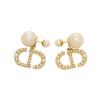 Dior Earrings Women's Gold E1654TRIR-S301