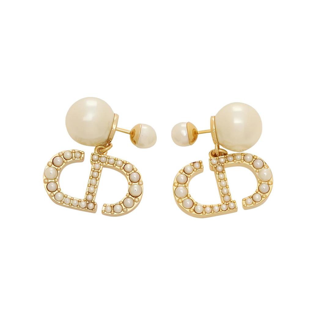 Dior Earrings Women's Gold E1654TRIR-S301