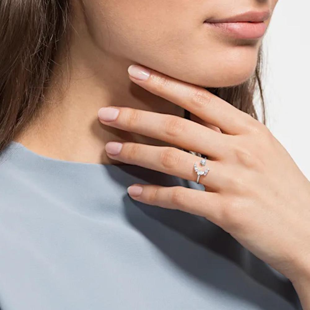 Swarovski Penélope Cruz Moonsun Open Crystal Ring Women rings 5513974