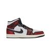 Air Jordan 1 Mid SE Wear-Away Men Sneakers White Black Sail DV9565-006