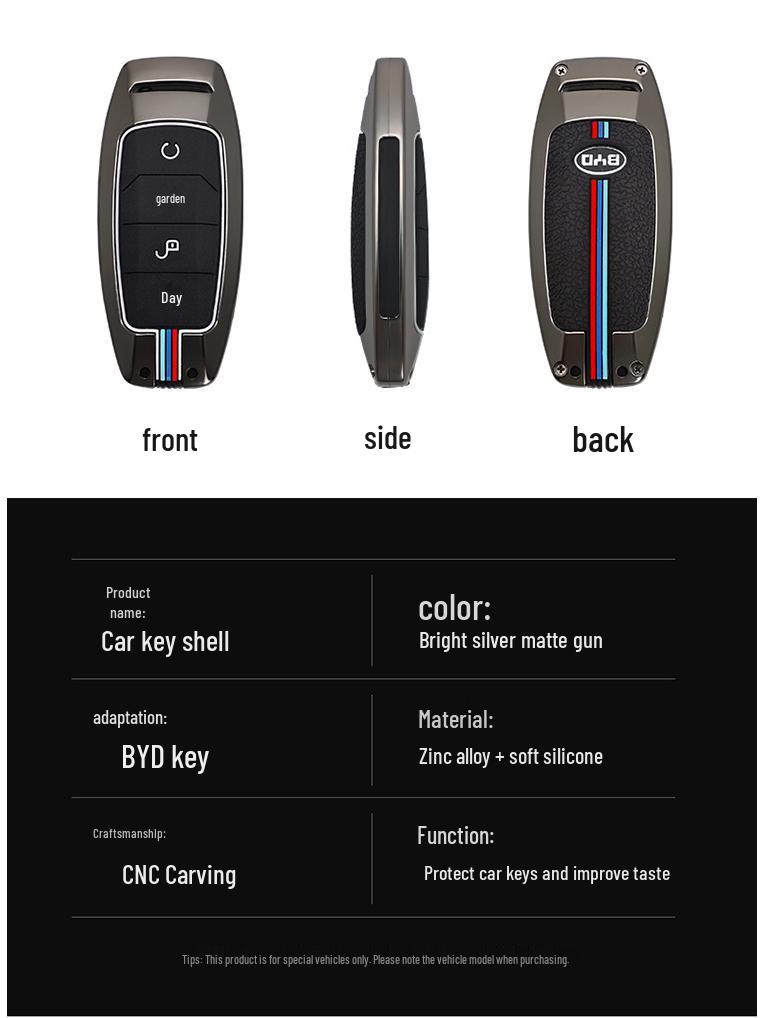 BYD Song Plus Han Qin Pro Car Key Case - Stylish Protection and Decoration