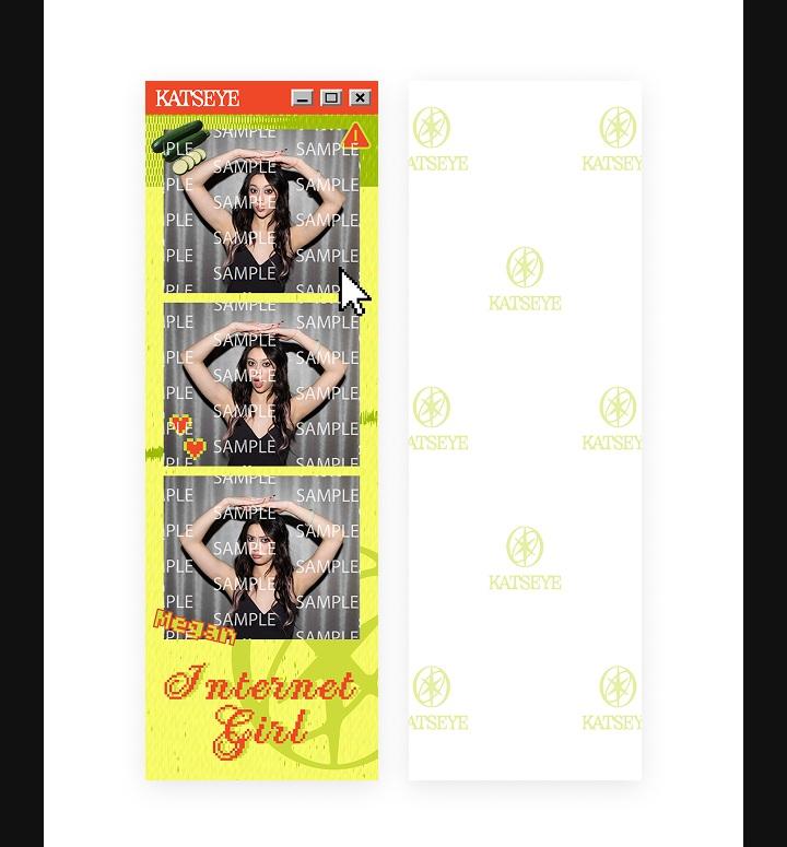 Official KATSEYE 'Internet Girl' Photo Strip - Y2K Aesthetic Collectible