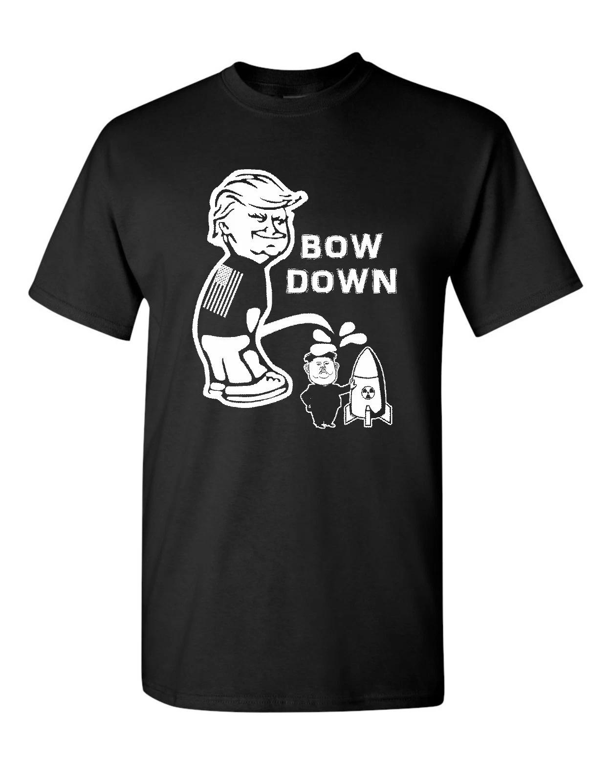 

Donald Trump Pissing on KIM JUNG UN Nuclear War Tee Shirt 1664 S