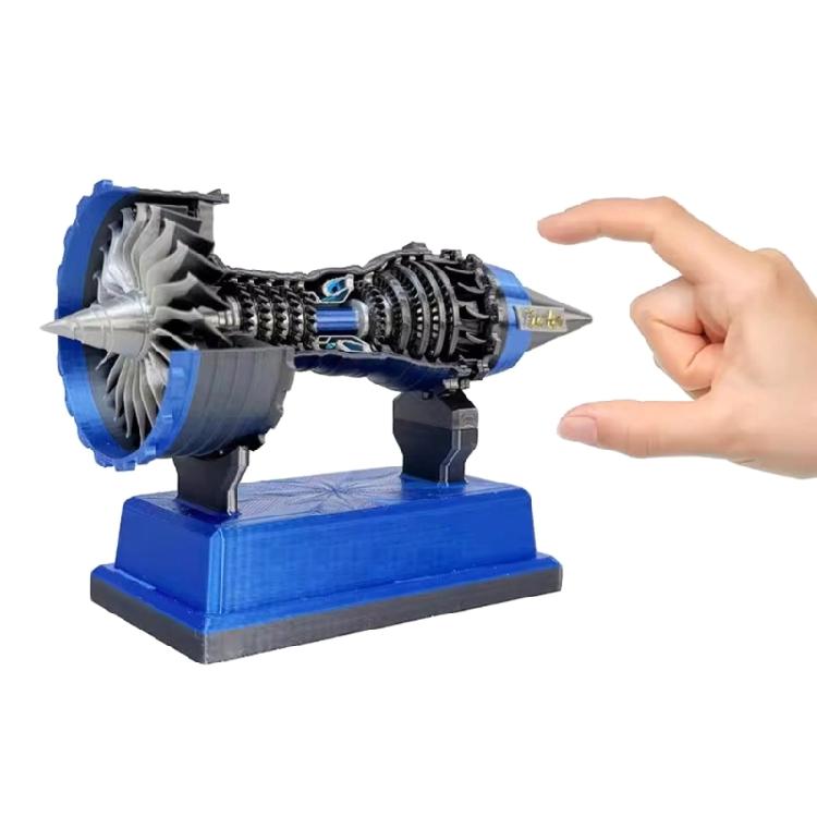 Hands On Turbofan Engine Model Kit with 3D Printing for Teen Hobbyists STEM Education & Display Classroom Demonstrations