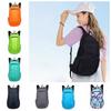 Polyester Camping Backpack Zipper Foldable Travel Bag Portable Sports Backpack  Outdoor