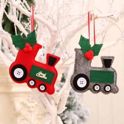 Weihnachtsstoff Autoanhänger Weihnachtsbaumanhänger Weihnachtsdekorationen Weihnachtsananhänger Kleine Geschenke