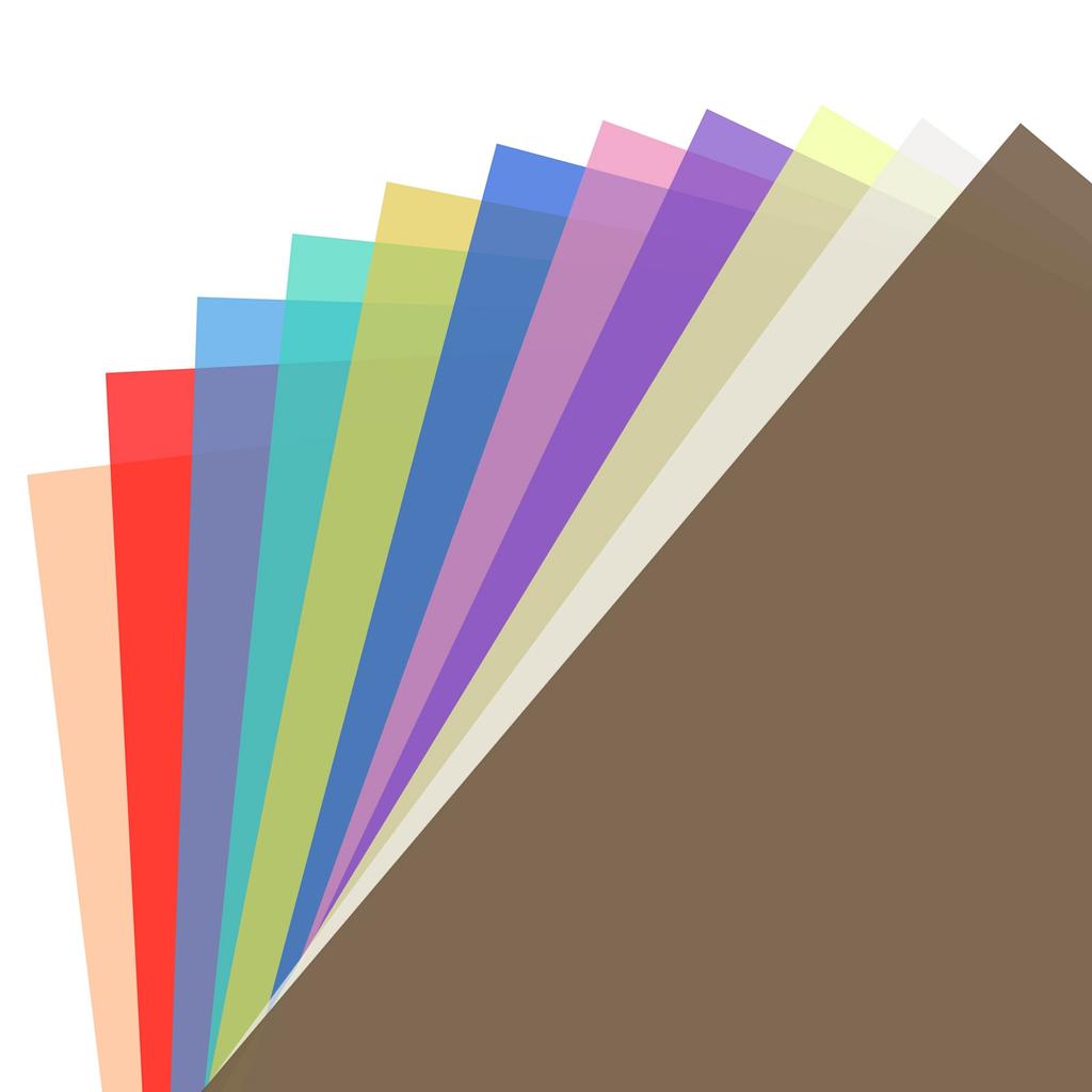 8 ColorsCelsiusset Transparent Gel Lighting Filter 30 * 30cmCelsius 12 * 12in Coloured Overlays Tinted Correction Gels Light Filters Plastic Sheets Fo
