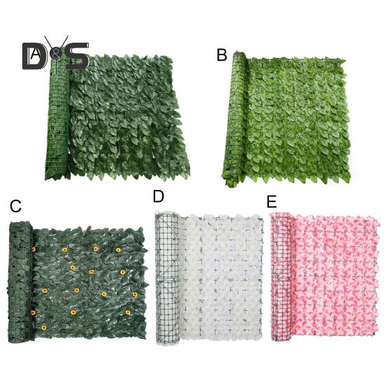 Simulation Fence Garden Privacy Screen 300x50cm Artificial Ivy Trellis Wall Covering Wind Barrier Fence Outdoor Indoor Decor