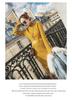 Autumn/Winter 2025 High-Neck Knit Wool Split Dress