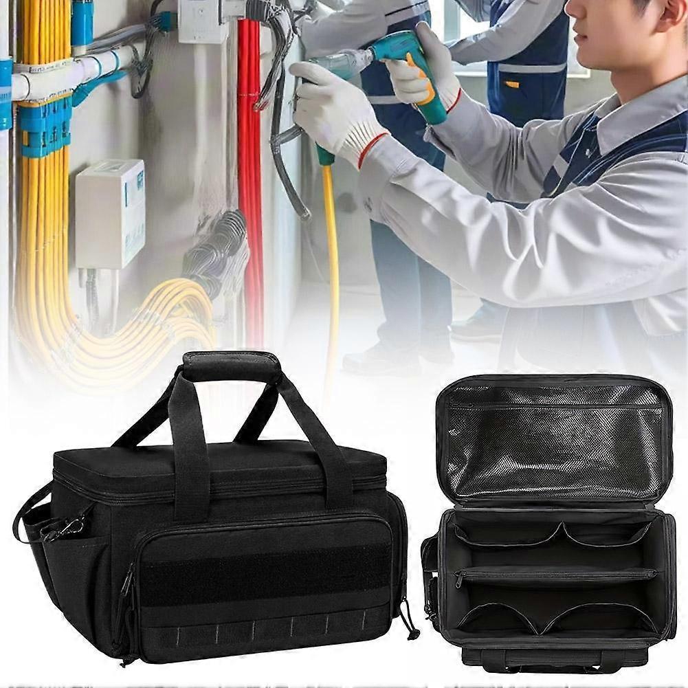 Canvas Tool Bag - Multifunctional Large Capacity Tote for Electrician