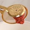Heat Resistant Oil Separator Spoon Stainless Steel Fried Food Strainer Food Clip  Snack