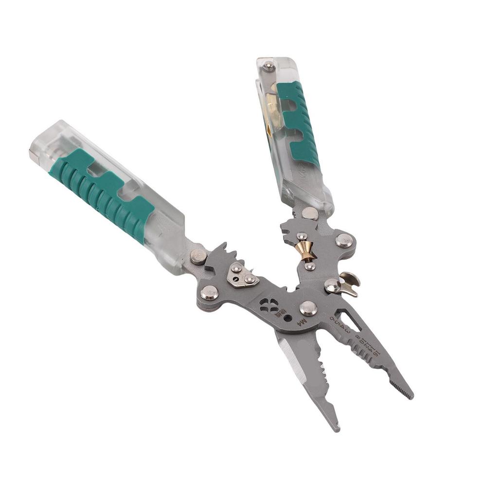 20 in 1 Abisolierer Multifunktionales Elektrisches Test Faltzange Werkzeug zum Abisolieren Crimpen Klemmen 8,8 Zoll