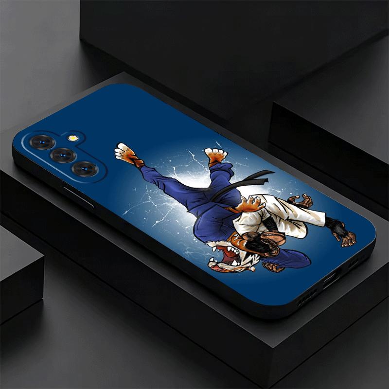 Soft Phone Case For Samsung A17 A37 A57 A16 A36 A56 A15 A35 A55 Judo Jiu Jitsu BJJ Brazilian A14 A34 A54 A13 A33 A53 A27 A26 A25