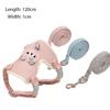 1PC Dog Leash Cute Vest for Small Pets Kittens Undershirt Type Breathable Adjustable Chest Harness Outdoor Walking Pet Supplies