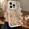 Phone Case: 2D Flat, Fits iPhone 18, 17, 16, 15, 14, 13, 12 Pro Protective Case, Ferris Wheel Park, Perfect Christmas and Halloween Holiday Gift