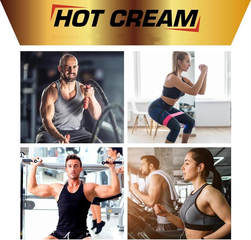 2 Hot Sweat Cream, Hot Firming Lotion Sweat Enhancer, Creams for Belly Natural Workout Enhance for Thighs Legs Abdomen Arms and Buttocks