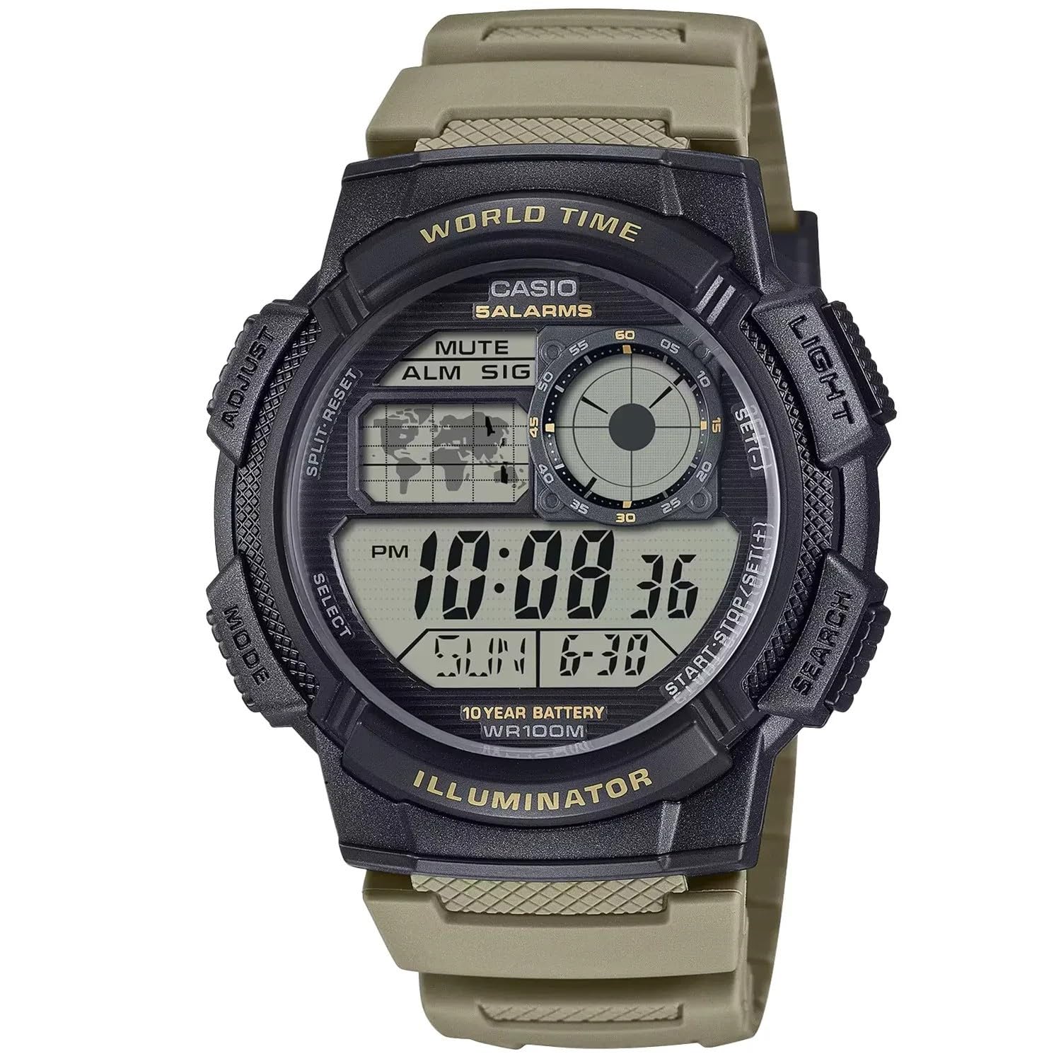 Casio Digital Watch AE-1000W-5AVEF