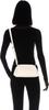 Synthetic leather horizontal shoulder bag