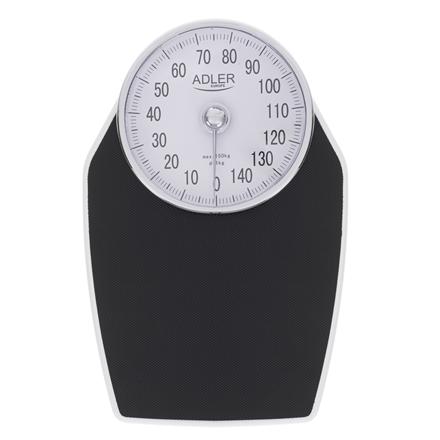 Adler | Mechanical Bathroom Scale | AD 8177 | Maximum Weight (capacity) 150 Kg | Accuracy 1000 G | Black