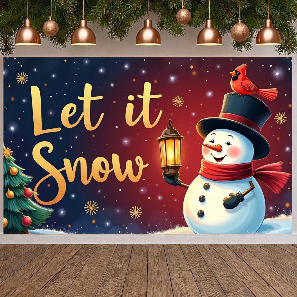 Winter Display Festive Holiday Background Christmas Banner Holiday Themed Winter Scene Background For Xmas Event Snow Festival