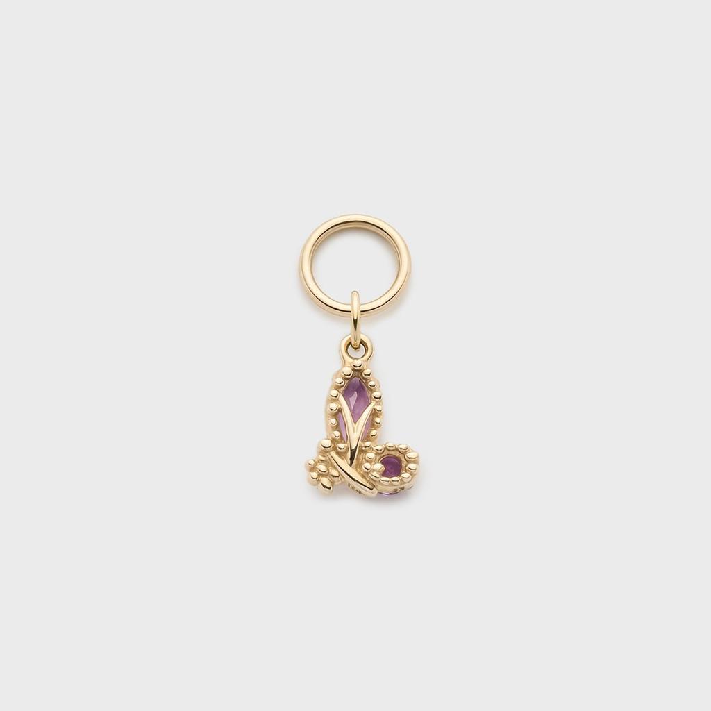 Tiny Charm K5 Amethyst Charm 3024111700422999 [NOJESS]