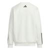 Adidas Crew Neck Pullover Long Sleeve Sweatshirt Kids tops White KB5097