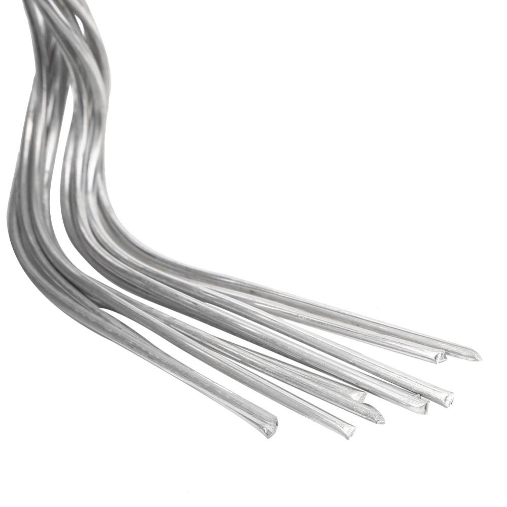 10 PCS 2mm Diameter Aluminum Welding Rods 50cm (40 Inch) Length Flux Cored Flux Cored Wire Low Temperature