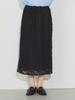 Skirt Lace SK BLACK ONE SIZE [BEAMS HEART] P/Embroidered Women's