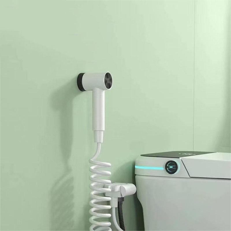 Grey/White Toilet Bidet Faucet Set Wall-mounted Sprayer Shower Faucet Nozzle Bathroom Toilet Flusher Bathe Clean Washer Tap