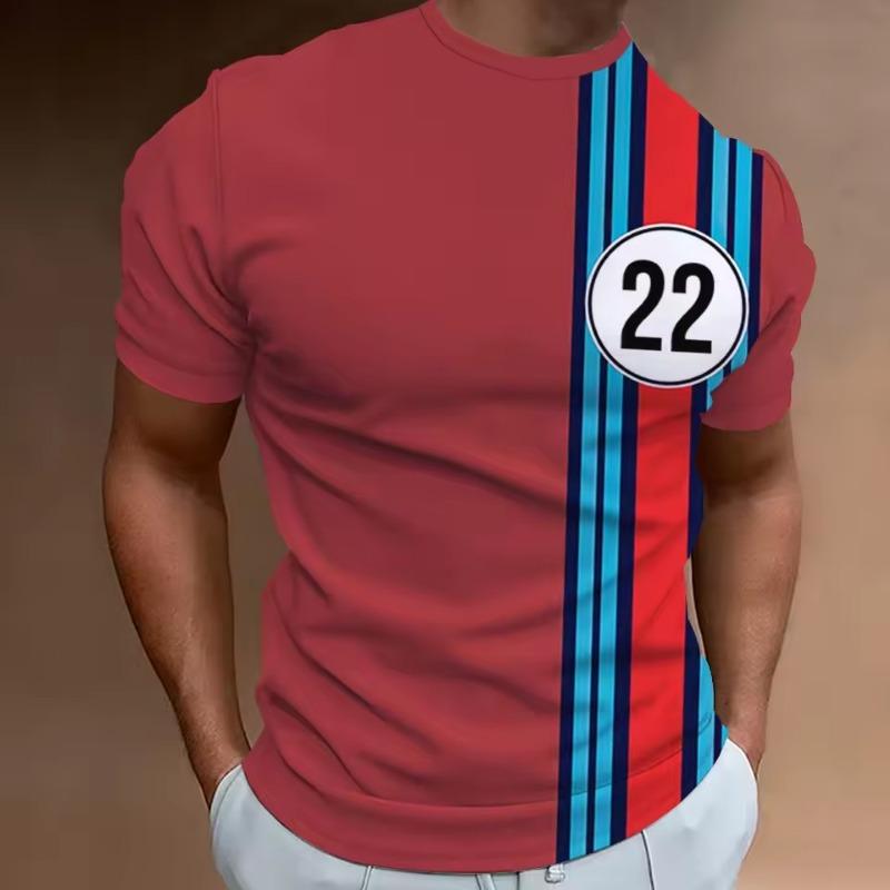 Sommer T Shirt Herren 3D Gedruckt Kurzarm Tops Outdoor Street Vintage T-Shirts Übergroße Kurzarm T Shirt Männer Kleidung