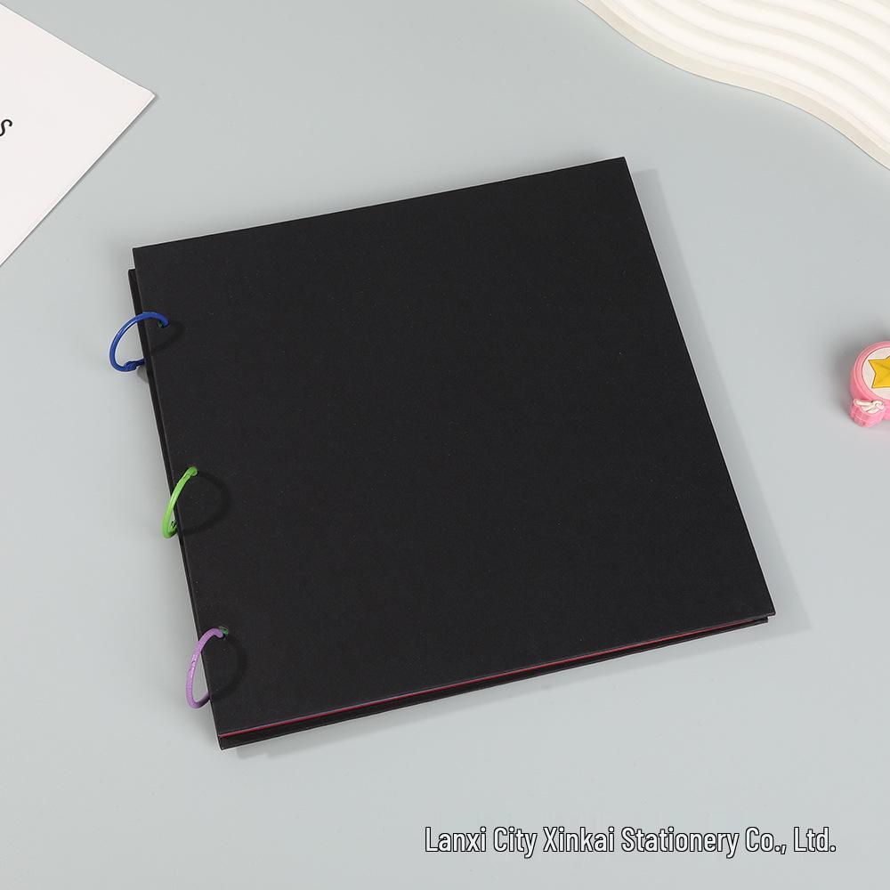 A4 Polaroid Fotoalbum – DIY Scrapbook mit Retro Kraftpapier