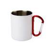 Portable Stainless Steel Cups for Outdoor Adventures-Sublimation Blank Handle Carabiner for Camping Backpacking Hiking