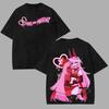 Hazbin Hotel Alastor Unisexga Printed Tshirt Unisex Clothing Harajuku Vintage Washed Oversized Clothes High Quality Cotton Tops