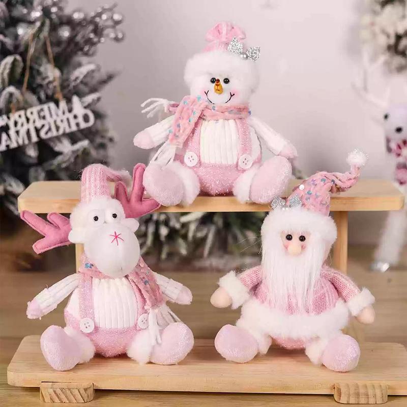 Christmas Decorations Dwarf Figurines Long-Legged Rudolph Christmas Gift Ornaments