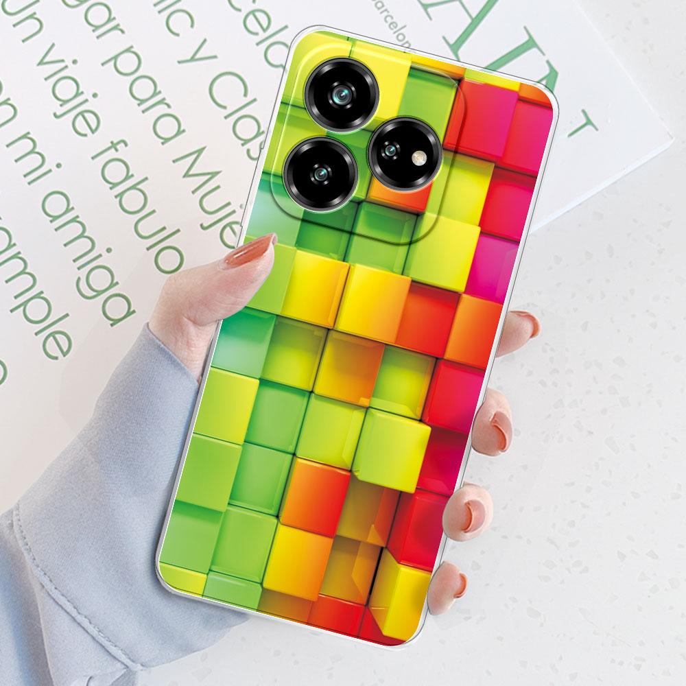 For ZTE Axon 60 4G Case Back Cover For ZTE Blade V60 4G Funda Shockproof Clear Soft Silicone Phone Case for ZTE Blade V40S Coque