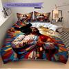 3PCs ReligiousIconography Design Cover Set, Breathable Fabric, Machine Washable (1 Duvet Cover + 2 Pillowcases) (Without Quilt) Yy250911103