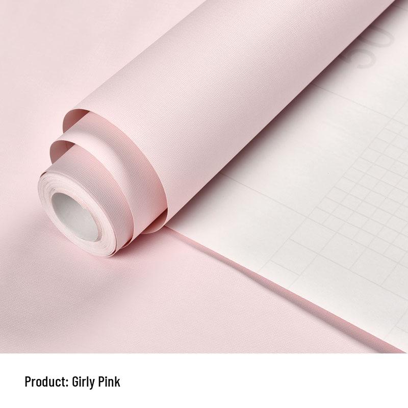Gray Waterproof Self-Adhesive Wallpaper for Bedroom, Living Room, Dorm, or Shop Decor.