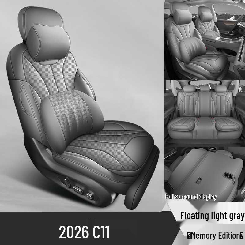 Leapmotor C11 Universal Four-Season Breathable Leather Car Seat Covers Pads (2024-2026)