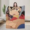 Tenmaku No Jaadugar Cartoon Fleece Blanket Sitara Funny Throw Blankets for Home Hotel Sofa  Cm Rug Piece